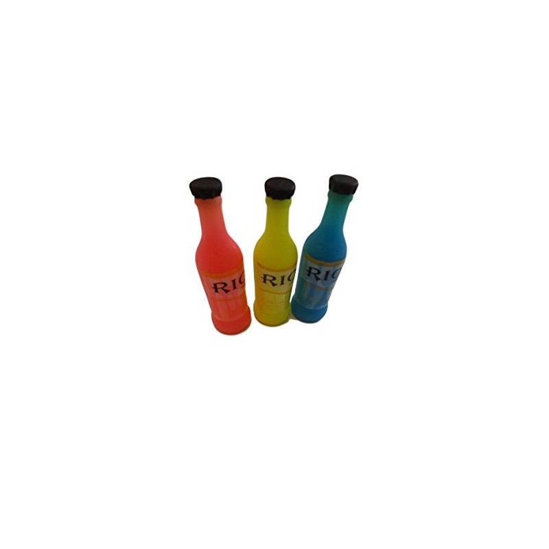 Fat-catz-copy-catz Set of 3 Novelty Collectable Japanese Style Bottles of