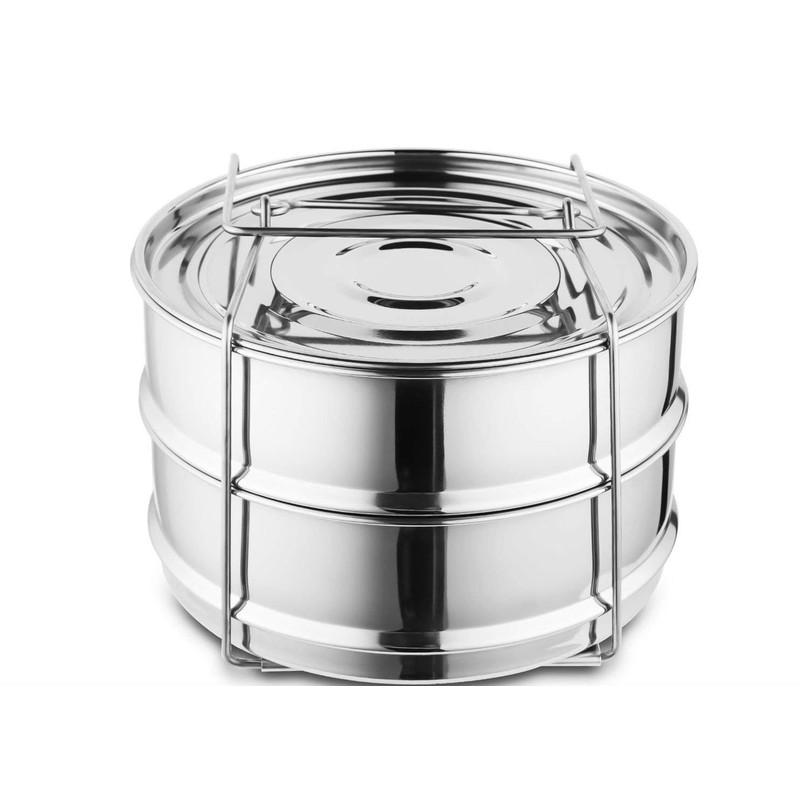 Stackable Stainless Steel Insert Pans - Inserts for Instant Pot