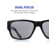 BLUEMOKY Square Bifocal Sunglasses for Men: Reading Glasses with UV400