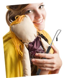 TOYANDONA 2pcs Professional Hand Puppet Joystick Guy Puppet Protective Sleeve Puppet Rod Puppet Pole Puppet Hand Stick Puppet Control Rod Sml Puppets Puppet Rods Puppet Control Tool Iron