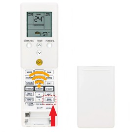 Replacement Remote Control for Fujitsu Air Conditioner AR-REW1E, ASTG18KMTC, ASTG22KMTC, ASTG24KMTC, ASTG30KMTC, ASTG34KMTC, ASTG34CMTA, ASTG30CMTA