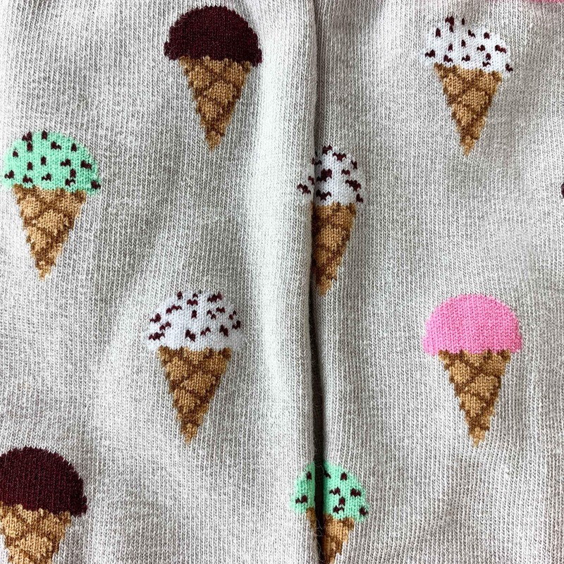 Women's Premium Comfort Food Socks (Ice Cream)