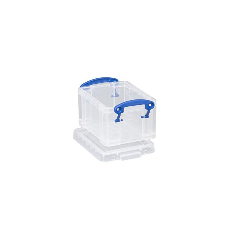 Really Useful Boxes 0.3 Litre Rectangle Really Useful Box Clear