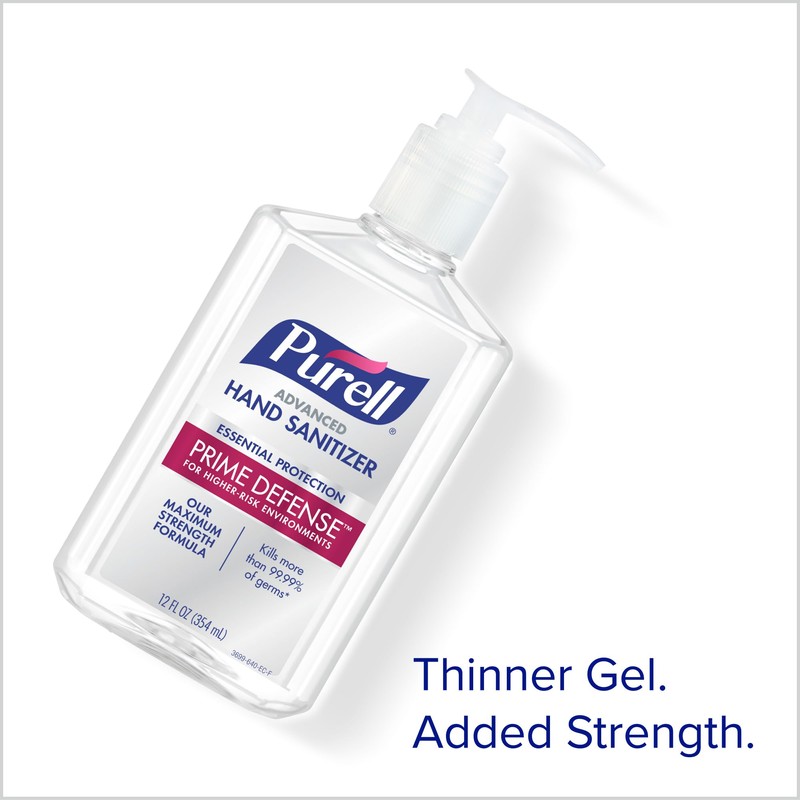 Purell Prime Defense Advanced Hand Sanitizer, Essential Protection, 12 fl