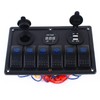 Switch Panel Boat Marine Switch Panel 6 Gang ON-Off Ignition