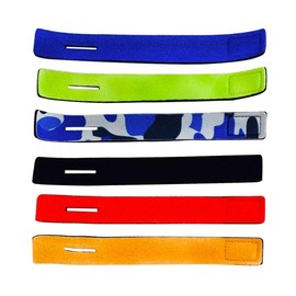 KnR Harmony Fishing Rod Belt Pack of 6 Rod Bands Fishing Tackle Accessories Adjustable