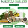 AIRNEX Paquete de 10 esponjas de Cocina Naturales biodegradables –