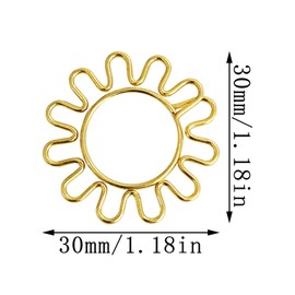 Sunflower Shape Paper Clip yyangz 20PCS Cute Sunflower Bookmark Marking Document Organizing Clip