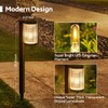 ELECLINK Solar Pathway Lights Outdoor, 2 Pack Upgraded Outdoor Solar
