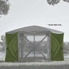 Lightspeed Outdoors Pop Up 6- Sided Screen Shelter | Side