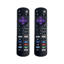 (2-Pack) Universal Roku Remote Control – Compatible with All Roku Box and Roku TVs