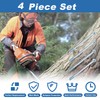 AUMEL 4Pcs Muffler Bolt Kit for Husqvarna 395 395XP EPA