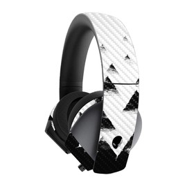 MightySkins Carbon Fiber Skin for Alienware 7.1 Gaming Headset - Black Hills | Protective, Durable Textured Carbon Fiber Finish | Easy to Apply, Remove, and Change Styles | Made in The USA