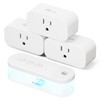 TREATLIFE 3Pack Mini Remote Control Outlet Plug with Magnetic Remote,
