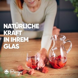 PURAJA PURAJA Roter Jaspis Edelsteine Set | Naturbelassene Premium Rohsteine | Vielseitige Verwendung als Wassersteine, Heilsteine, Chakrasteine | Sortenreine Kristalle