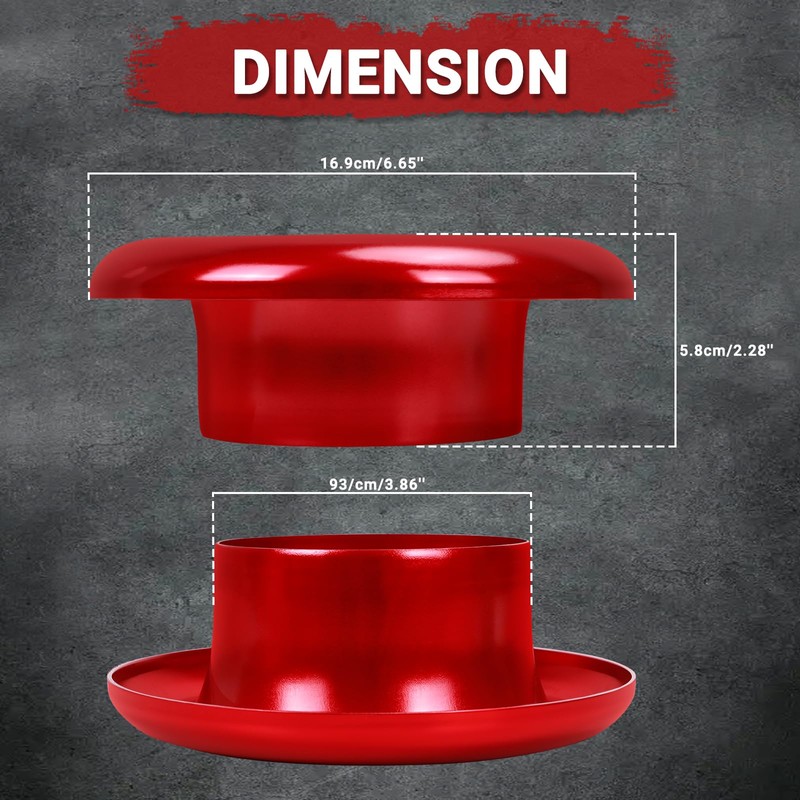 AICARS Velocity Stack Adapter, Aluminum Decorative Air Intake Turbo Guard