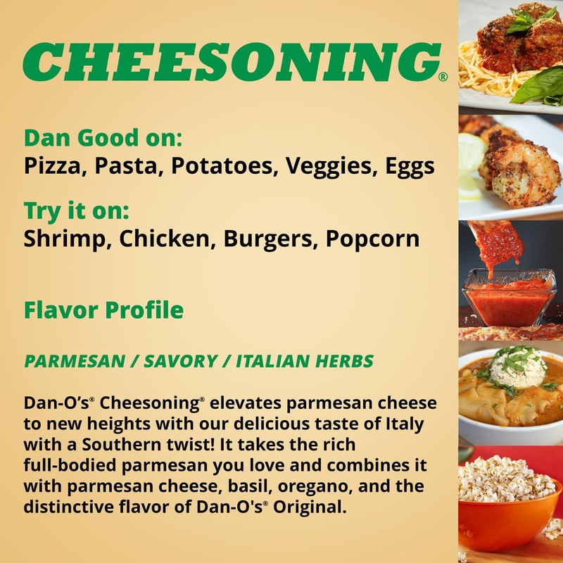 Dan-O's Seasoning Cheesoning | Small Bottle | 1 Pack (2.6