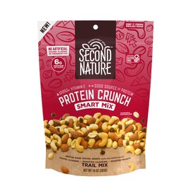 Second Nature Snacks Protein Crunch Smart Mix - 10oz Pouch (Pack of 6)