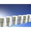 AIOS Set of 6 Unbreakable Polycarbonate White Classic Tumblers. Capacity