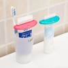 5Pcs White Toothpaste Squeezer, Plastic Toothpaste Tube Squeezer Dispenser, Toothpaste