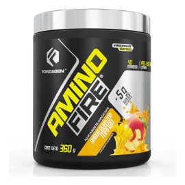 Forzagen Eaa Amino Fire 360g | Con L-glutamina + Energía Sabor Durazno/Mango