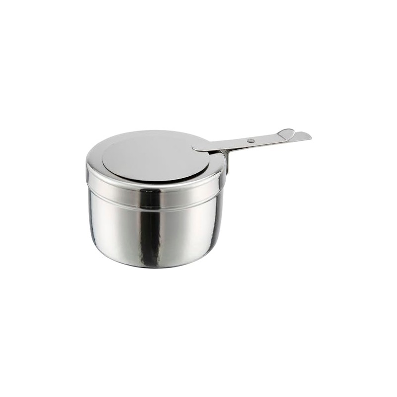 Winco Fuel Holder with Cover, Stainless Steel, 1 Count (Pack