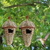 Pack of 2 Grass Bird Nest, Bird Nest Grass, Hand-Woven