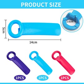 3 Pieces Plastic Bottle Opener, Kitchen Supplies, Manual Bottle Opener, Bottle Opener Tool, Simple Bottle Opener