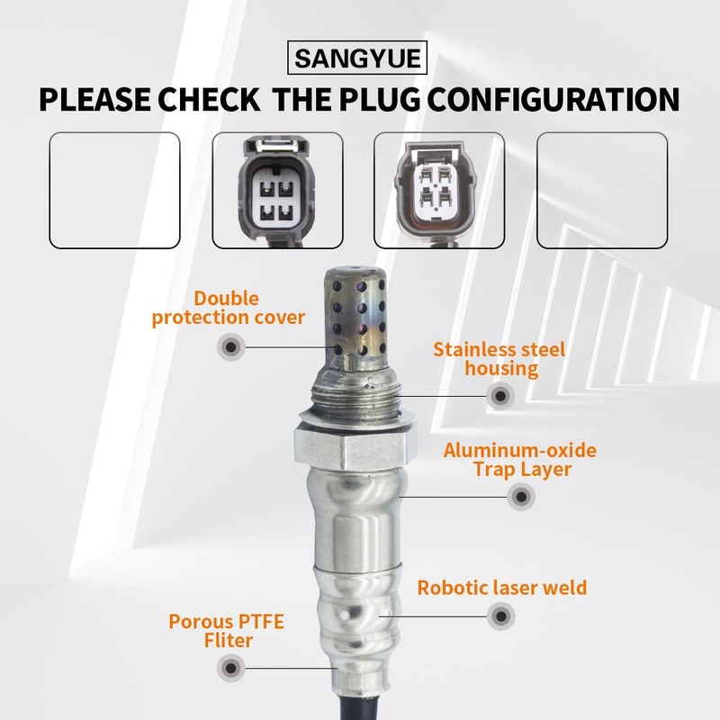 Sangyue Air Fule Ratio O2 02 Oxygen Sensor for Honda