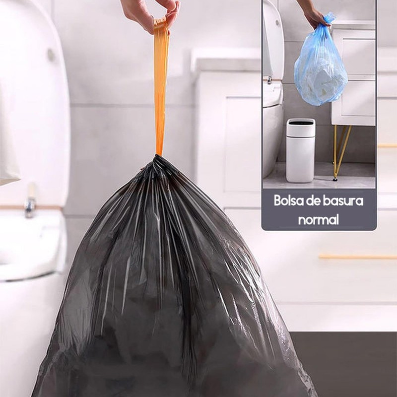 JOYBOS 5 Rolls Drawstring Bin Liners