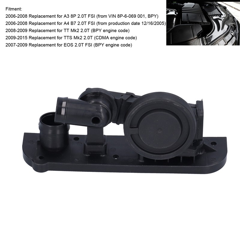 PCV Crankcase Ventilation Valve 06F129101E Accessory Replacement for A3 A4