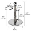 Linkidea Razor Holder Stand, Stainless Steel Shaving Brush Holder with