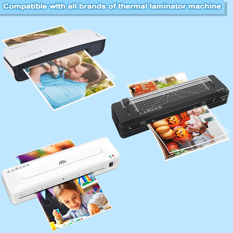 Laminating Pouches 9 x 11.5, 3 Mil Laminating Sheets 200