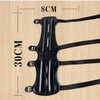 SOSOSHOT Archery Leather Arm Guard Long 4Straps Forearm Protective Gear