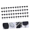 DOITOOL 48Pcs Adjustable Furniture Leveling Feet with Black Base Durable