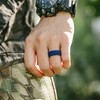 ThunderFit Silicone Wedding Rings for Men, Rubber Engagement Bands 9mm