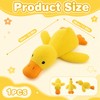 Efuwfugc 1 Count Duck Dog Toy, Duck Plush Dog Toy