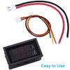 Greluma 2 x 0.28 Inch Digital Voltmeter Ammeter, DC 100