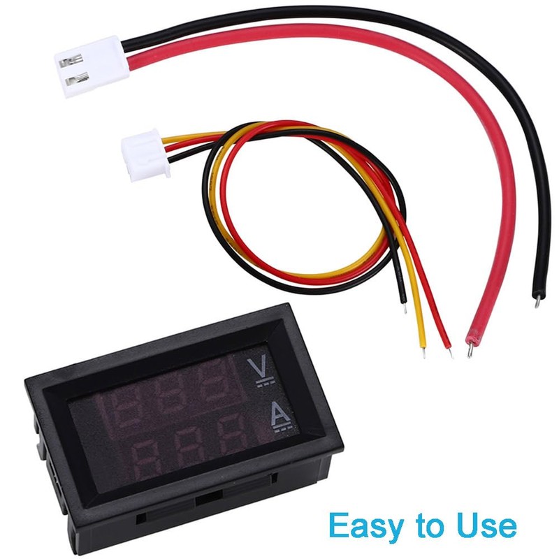 Greluma 2 x 0.28 Inch Digital Voltmeter Ammeter, DC 100