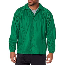 Augusta Sportswear Men's Nylon Coach's Jacket/Lined, Kelly, X-Large