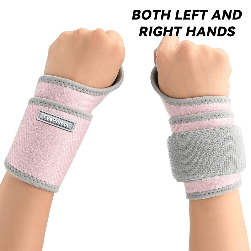 Carpal Tunnel Wrist Brace for Right Left Hand 2 Pack,