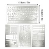 3 Pack Metal Journaling Stainless Steel Templates for Bullet Journal,
