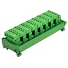 DIN Rail Mount 10A/300V Pluggable Screw Terminal Block Distribution Module