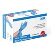 EDI Disposable Vinyl Gloves Medium, 100 pcs (Blue) - Powder-Free,