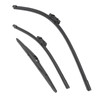3Pcs Front Windshield Wiper Blades Durable Wiper Blade Replacement for