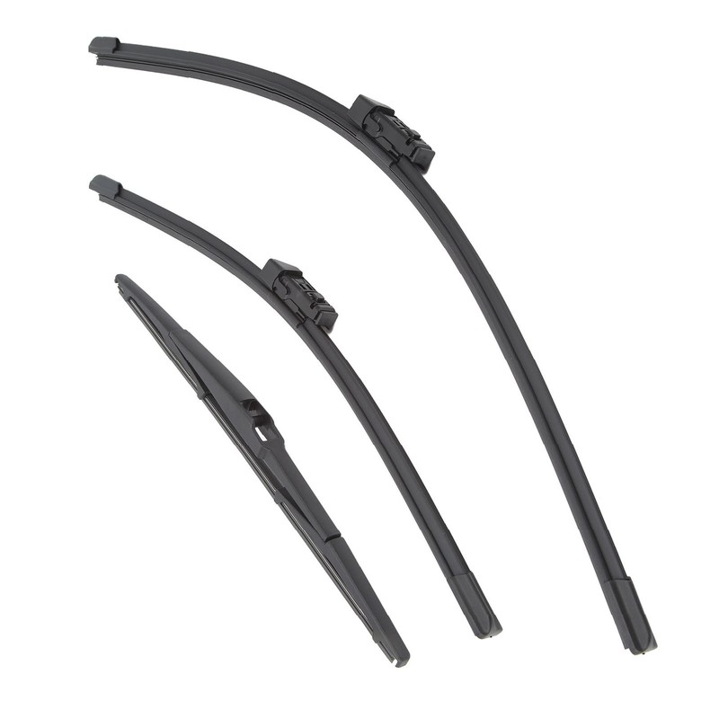 3Pcs Front Windshield Wiper Blades Durable Wiper Blade Replacement for