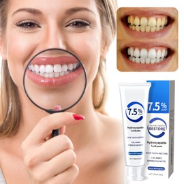 Hydroxyapatite Toothpaste, 7.5% Hydroxyapatite Toothpaste, Hydroxyapatite Toothpaste Without Fluoride, Hydroxyapatite Powder, Fluoride-free Enamel Repair and Relief of Teeth Sensitivity