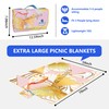 SHANQUAN Picnic Blankets Outdoor Blanket, 59''x79'' Large Beach Blanket Waterproof