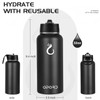 Opard Insulated Water Bottle 32 oz Stainless Steel Vacuum Double