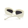 laureles Retro Classic Square Sunglasses Women Men Black Grey Rivets
